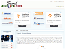 Tablet Screenshot of frenchairportguide.com